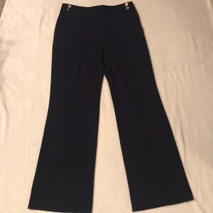 Grace Elements Navy Blue Flat Front Pants - Sz 10